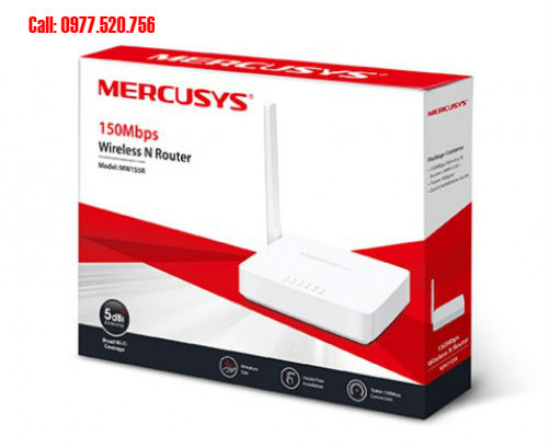 Bộ phát wifi Mercusys MW155R 1 râu tốc độ 150mbps