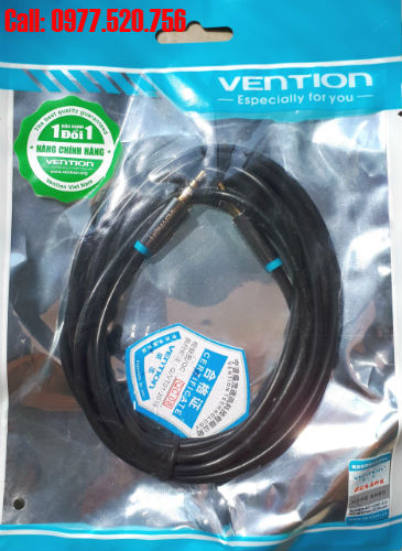 Cáp Audio 2 đầu 3.5mm Vention dài 2m P350AC200-B loại tốt