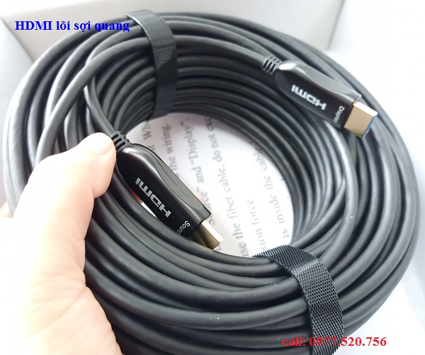 Cáp HDMI 2.0 dài 25M lõi sợi quang NV-32011 Novalink NV-32011