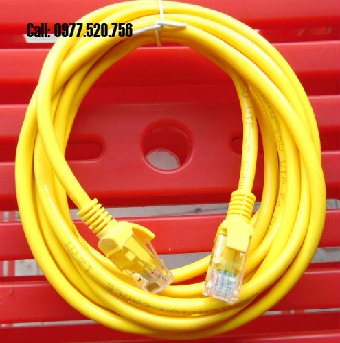Dây mạng bấm sẵn cat5e dài 3m đầu đúc giá rẻ tại Hải Phòng