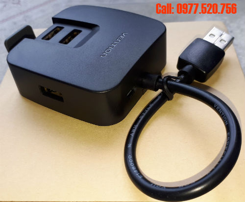Bộ chia USB 2.0 thành 4 cổng ( 1 ra 4) Vention VAS-J51-B050