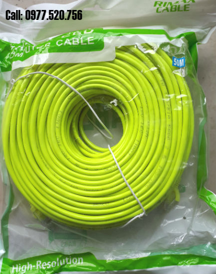 Dây mạng bấm sẵn cat5e dài 50m đầu đúc giá rẻ