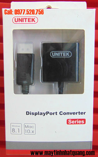 Cáp chuyển đổi Displayport to DVI Unitek Y-C5118AA