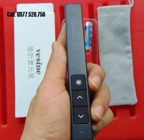 Bút trình chiếu laser vesine VP158 điều khiển slide thuyết trình