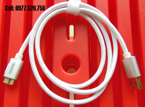 Cáp ổ cứng USB 3.0 cho hdd 2.5 inch dài 1m Unitek Y-C461FSL