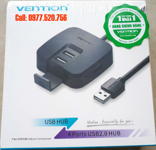 Bộ chia USB 2.0 thành 4 cổng ( 1 ra 4) Vention VAS-J51-B050