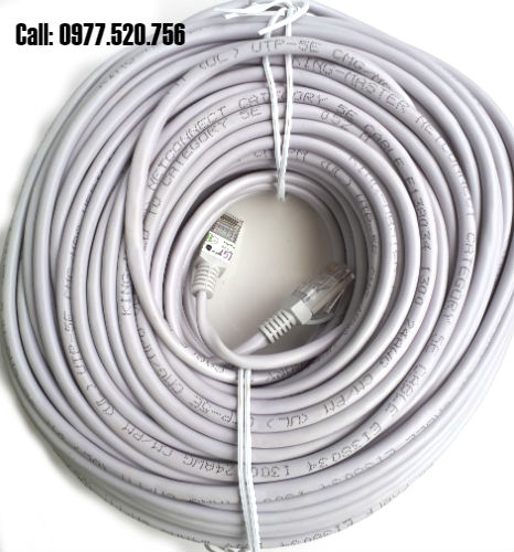 Dây mạng bấm sẵn cat5e dài 40m đầu đúc giá rẻ