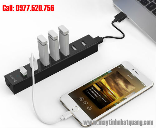 Bộ chia cổng USB 2.0 ra 7 cổng USB Orico H7013-U2