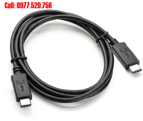 Cáp USB 3.0 Type C 2 đầu dương dài 1m Unitek Y-C477BK