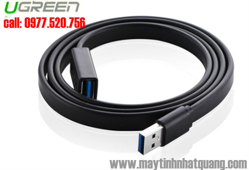 Cáp nối dài USB 3.0 dài 1.5m Ugreen 10807 loại tốt dây dẹt