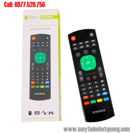 Chuột bay Air Mouse Kiwi999 dùng để điều khiển tivi box, smart tivi, máy tính...