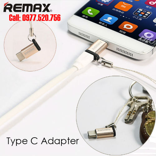 Đầu chuyển Micro USB sang USB Type C 3.1 Remax