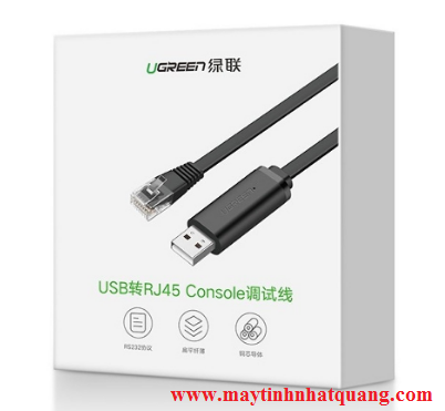 Cáp lập trình Console USB to RJ45 FTDI Ugreen 50773