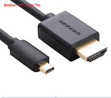 Cáp chuyển đổi Micro HDMI to HDMI dài 3m ugreen 30104