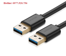 Cáp USB 3.0 2 đầu đực dài 1m Ugreen 10370 Male to Male
