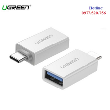 Đầu chuyển USB Type C to USB 3.0 (đầu âm) Ugreen 30155