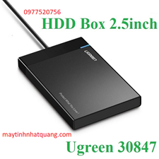 Hộp đựng ổ cứng 2.5 inch USB 3.0 chính hãng Ugreen 30847 cao cấp