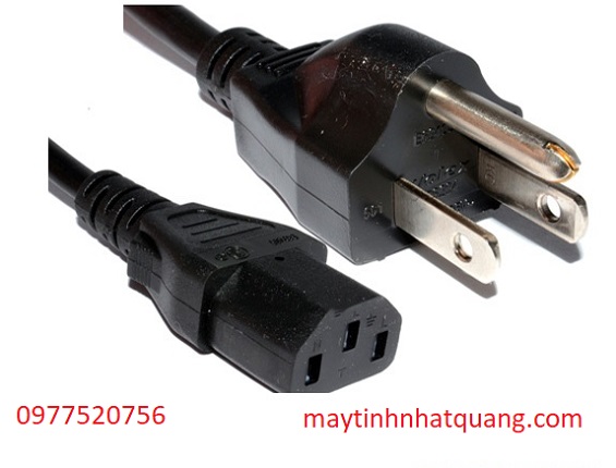 Dây nguồn 3 chân dài 3M tiết diện lõi đồng 1.31mm