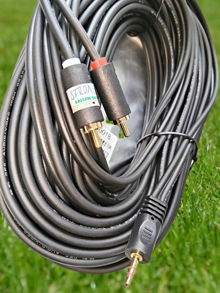 Dây cáp 3.5mm ra 2 RCA dài 15M M-PARD V-0018 - Truyền tải âm thanh chất lượng cao
