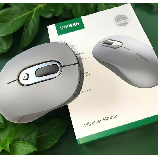 Chuột kh&ocirc;ng d&acirc;y 2.4GHz UGREEN M556 (35900) - DPI tối đa 4000, kết nối ổn định, g&otilde; &ecirc;m, pin l&acirc;u