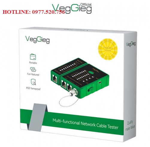 Máy Test Mạng POE Đa Năng VegGieg V-E105