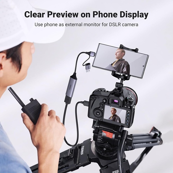Thiết Bị Ghi H&igrave;nh HDMI to USB-C/USB-A Full HD 1080P@60Hz UGREEN CM716 25854