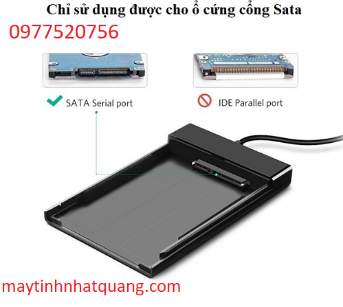 Hộp đựng ổ cứng 2.5 inch USB 3.0 chính hãng Ugreen 30847 cao cấp