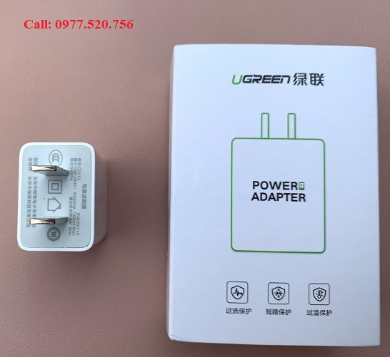 Củ sạc 1 cổng USB (5V/1A) Ugreen 50714 chính hãng