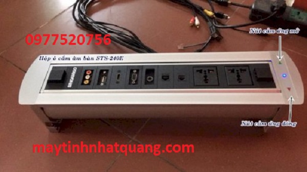 Hộp âm bàn Sinoamigo STS-240E cảm ứng xoay 180 độ