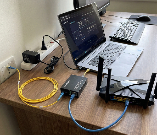 Bộ chuyển đổi quang sang RJ45 SC Single Mode 1 sợi 1Gb Novalink NV-43101B-SM-25 - Truyền xa 25km