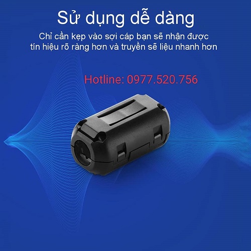 Cục chông nhiễu điện từ Ugreen 20305 cho dây cáp 5.5mm