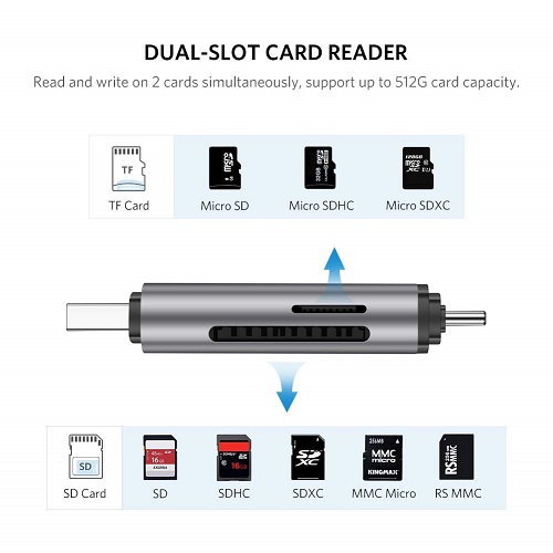 Đầu đọc thẻ nhớ USB Type C & USB 3.0 UGREEN 50706 Tốc độ cao