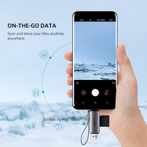 Đầu đọc thẻ nhớ USB Type C & USB 3.0 UGREEN 50706 Tốc độ cao