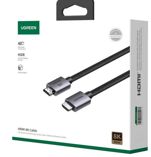 C&aacute;p HDMI 2.1 D&agrave;i 3M 8K@60Hz 48Gbps Hỗ Trợ HDR, eARC UGREEN 25911