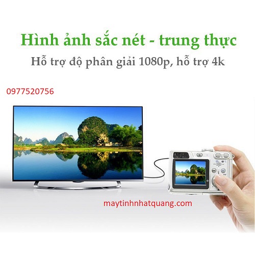 Cáp chuyển đổi Mini HDMI to HDMI dài 20cm chính hãng Ugreen 20137