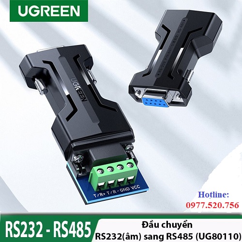 Đầu chuyển đổi RS232 to RS485 Ugreen 80110