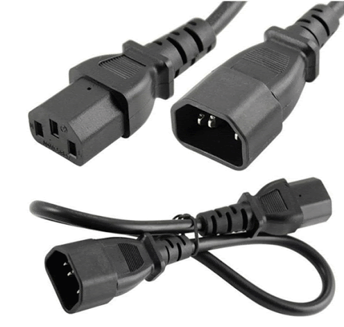 D&acirc;y nguồn C13-C14 d&agrave;i 2m d&ugrave;ng cho UPS, PDU loại tốt