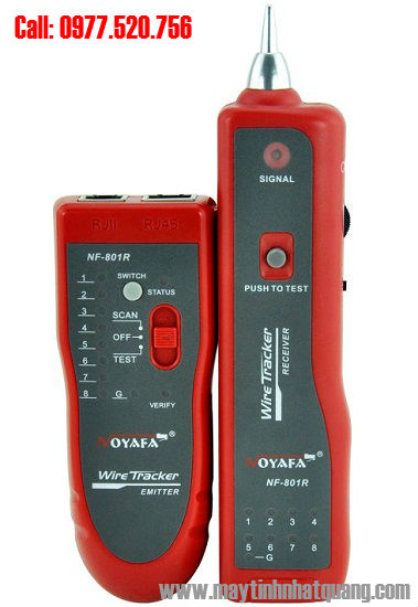 Máy test cáp, dò dây mạng Noyafa NF-801R