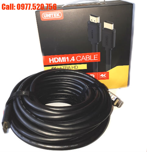 Cáp HDMI 1.4 dài 10m Unitek Y-C142