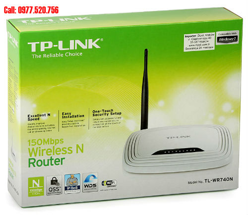 Địa chỉ bán Bộ phát wifi TP-link 1 râu TL-WR740N tốc độ 150Mpbs