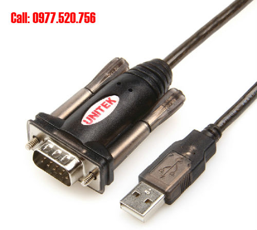 Cáp chuyển USB to RS232 ( USB to com) Unitek Y-105 dài 1.5m