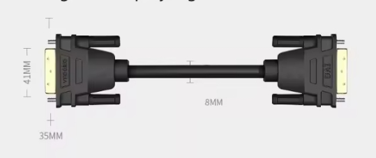 Cáp DVI ( 24+1) dài 1,5m Veggieg VD401
