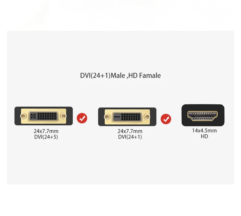 Đầu chuyển đổi DVI 24+5  sang  VGA VEGGIEG VS110  chính hãng