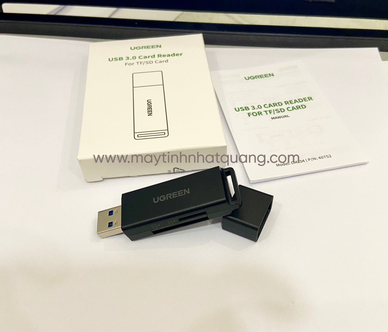 Đầu đọc thẻ nhớ USB 3.0 sang SD /TF  Ugreen 40752