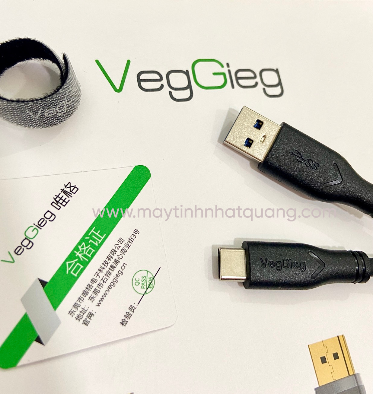 Cáp dữ liệu USB 3.0 sang type C Veggieg VU323