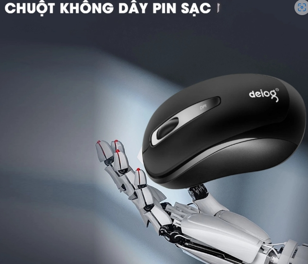 Chuột không dây bluetooth sạc pin DEIOG Q2 silent giới hạn chống ồn 2.4G