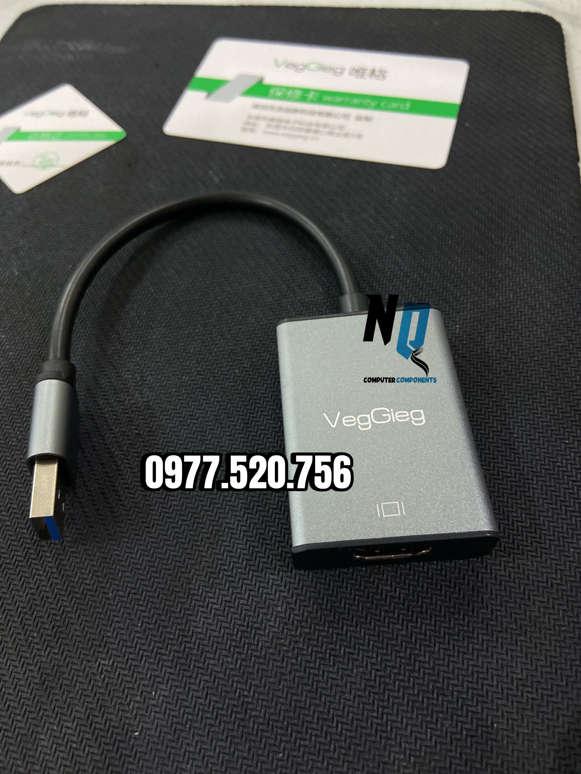 Cổng chuyển USB to HDMI VZ917 Veggieg  Chính Hãng