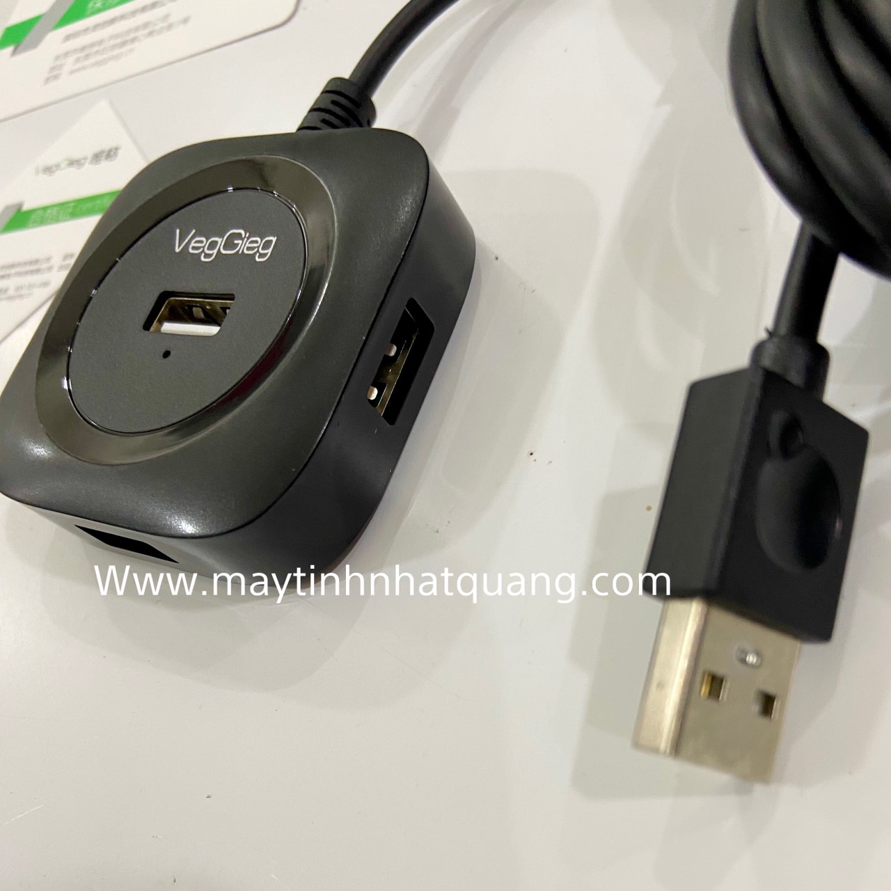 Bộ chia usb 2.0 4 ports 1m HUB Veggieg VU2406