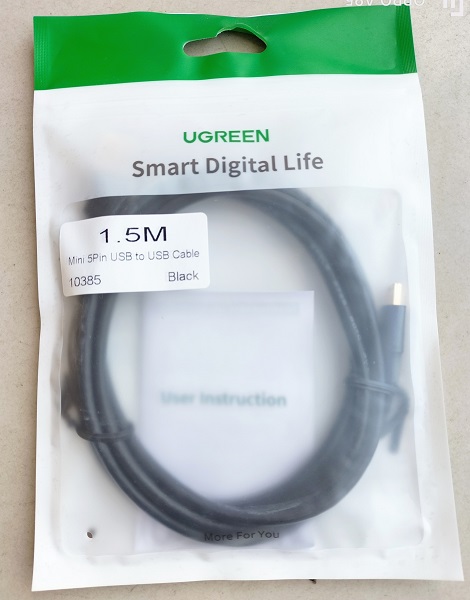 Cáp Mini USB to USB 2.0 dài 1.5m ugreen 10385 chính hãng loại tốt giá ...
