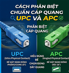 Cách Phân Biệt Chuẩn Cáp Quang UPC Và APC - Hiểu Đúng Để Chọn Đúng Dây Quang